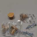 4 Packround Minimalist and High-End Chinese-Style Cabinet Door Handles Cabinet Drawer Pulls Single-Hole Wardrobe Knobs Wooden Door