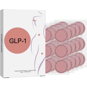 GLP-1 Support Patches, Natural Ingredients, 60-Piece Cosmetic Patch for Women & Men  Ideal for On-The-Go Use
