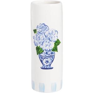 Mud Pie Ceramic Hydrangea Stem Vase