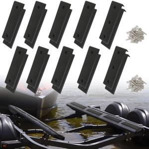 Boat Trailer Bunk Slides, Smoother Boat Bunk Slide Pads, Heavy Duty Boat Trailer Slides for Bunks,3"x10"