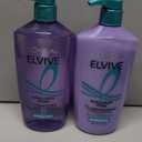 L'Oreal Paris Elvive Hyaluron + Pure Shampoo and Conditioner Set, Clarifying Shampoo and Rehydrating Conditioner with Salicylic Acid and Hyaluronic Acid, 1 Kit
