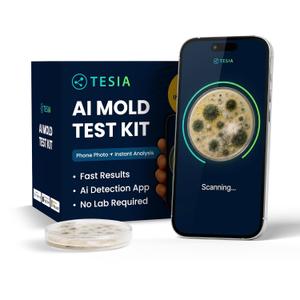 Mold Test Kit for Home with App, Smart Mold Detection System, Scan Surfaces or Test Air, Guided Results & Next Steps, No Lab Required