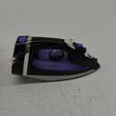 Hamilton Beach Steam Iron for Clothes & Garment Steamer with Smooth Press Stainless Steel Soleplate, 1200 Watts, 8 Retractable Cord, Black (14214)