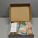 Tiny Land 110PCS Wooden Train Set  Toy Train with Tracks for Kids Ages 3-7, Compatible with Major Brands, Ideal Railway Playset for Boys and Girls, Great Birthday