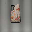 Shorogyt for Samsung S22 Plus Wallet Case with Card Holder - Cute Designer Mushroom Frog Pattern Kickstand Magnetic Clasp Back Flip Folio Leather Phone Cases for Women Men Girls for Galaxy S22 Plus