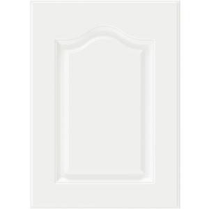 Built-in Cabinet Doors - Semicircular Cabinet Replacement Doors for Kitchen, Living Room, Bedroom, Bathroom and Other Scenarios - 22.5 Inch High (White, 16.25 Inches Wide)