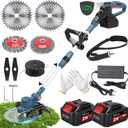 Electric Weed Wacker,Foldable Electric Weed Eater,Cordless String Trimmer