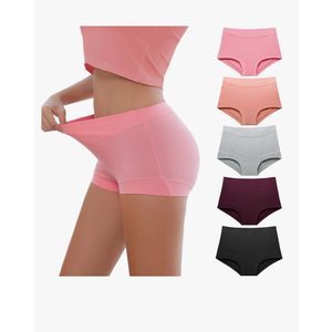 Migbean Boy Shorts Underwear for Women - Boxers for Women, Women's Cotton Underwear Boyshorts S