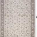 Kuden 10x14 Large Area Rug, Washable Living Room Rug, Vintage, Non-Slip