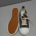 ZGR Womens White Canvas Sneakers, Classic Black Canvas Shoes, Casual Fashion Sneakers(Dark Grey.US5.5)