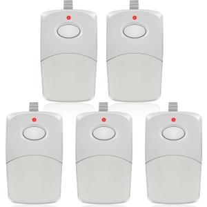 Upgraded for Linear 3089 Multicode Gate Opener Remote, 308911 Multicode Remote Control, with 300MHZ 10 Dip Switch Garage Door Remote, More Stable & Secure, Small Enough Easy to Carry & Program, 5 Pack