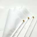 100pcs White Flag Blank Flags Small Mini Plain White 8.3 * 5.5in Marking DIY Flags On Stick,for Party Decorations for Parades,Grand Yard,Birthday,Dog Training Party Events (100)