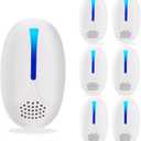 2025 Upgraded Ultrasonic Repellent Indoor, Mouse Traps Insert Plug in, Pest Control Repellent Ant,Roach,Rodent, Mouse, Bugs, Mosquito, Spider, for Home, Office, Warehouse 6 Packs