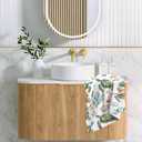 Sea Turtle Coral Nautical Kitchen Towels Set of 2 Dish Towels Kitchen Hand Towels Absorbent Quick Dry Microfiber Cloth Dish Towels Drying Towel 18" x 26",