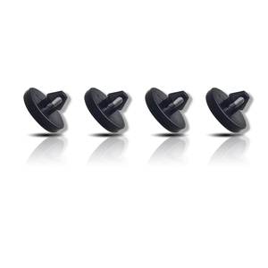 QUICTO 4 PCS Brake Pedal Stop Pad, Brake Pedal Brake Light Switch, Brake Switch Stop, Automotive Truck Automotive Brake Pedal Pad, Clutch Pedal Brake 90541-06036 (Black)