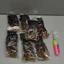 GoGo Curl Crochet Hair for Women Water Wave Curly Crochet Hair Wavy Human Hair Deep Wave Beach Curl Crochet Synthetic Hair Extensions (12 inch(Pack of 6), 1B/30/27)