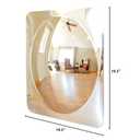 Spark & Wow Sensory Wall Toddler Mirror | Large | 1 Bubble | for Ages 6m+ | Easy-to-Clean Acrylic | Stimulate Cognitive Development