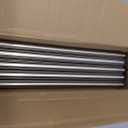 Heavy Duty Curtain Rods, 1 1/8 Inch Diameter Single Curtain Rod 144-240Inch(12-20ft) Extendable Length for Large Windows with End Caps Adjustable Modern Brackets-Matte Nickel