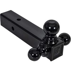 Black Tri-Ball Tubular Hitch Bar: Versatile Towing Companion