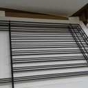 PAWLAND Extra Wide Dog gate for The House, Doorway, Stairs, Freestanding Foldable Wire Pet Gate, Pet Puppy Safety Fence, 30" Height (White, 3 Panels)