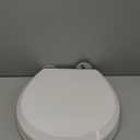 Quick Flip Round Toilet Seat with Built-In Potty & Splash Guard for Toddler Training, Slow Close - Jool Baby