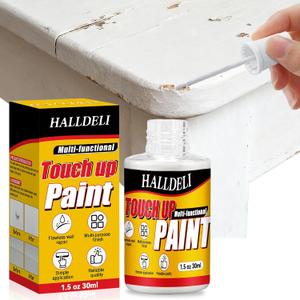 2 x White Touch Up Paint, Multi Surface Touch up Paint Pen for Wall, Door, Cabinets, Wood, Furniture (2.0 Ounxce)