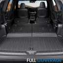 Cargo Mat with Backrest Mats for 2024 2025 2026 Lexus TX 350/500h/550h+, All Weather TPE Protectors Cargo Liner Accessories for TX350/TX500h/TX550h+ (Cargo Mat with Backrest Mats)