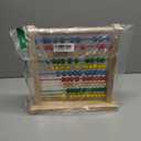 Melissa & Doug Abacus Classic Wooden Toy with 100 Beads - Preschool Learning Activities and Math Games for Kids, Homeschool Essentials for Ages 3+