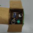 ENDOZER Oil Water Separator, Air Filter with Pressure Gauge, Pressure Regulator for Air Spray Gun, G1/4" Inlet and Outlet