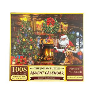 Christmas Celebration Jigsaw Puzzle Advent Calendar 1008 Pieces 42 Pc A Day