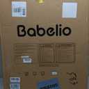 Babelio 26-40" Wide Baby Gate for Stairs & Doorways, 3 Ways Locking System with Auto-Close, Pressure Mounted No Drilling, Easy Install for Stairs, Hallway, Kitchen, Indoor Use, White (2 Pack)