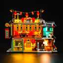 Upgraded Led Light Kit for Lego Family Reunion Celebration Building Set, Compatible with Lego 80113 (Model Not Included)
