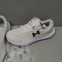 Under Armour Men's Charged Surge 4, 100 White, 9