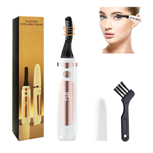 2026 Heated Eyelash Curler-USB Rechargeable Electric Eyelash Curler- Eyelash Curlers Heated 3s - 24 Hours Long Lasting- with Led Display for Women Girls-White