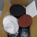 GEVEELIFE Buffer Polisher, 6 Inch/7 Inch 1600W Rotary Car Buffer Polisher Waxer, 7 Variable Speed 1000-3500 RPM, Detachable Handle for Car, Boat Sanding, Polishing, Waxing (Black)