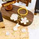 Pink Flower Bag Charms for Handbags Kawaii Decor