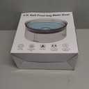 Decflow 1.2Gallon Dog Water Bowl No Spill, 4.5L Large Capacity Spill Proof Dog Bowls with Transparent Floating Disk, No Splash Slow Drinking Dog Bowl for Sloppy Messy Drinkers (Clear)