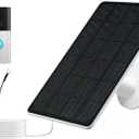 Solar Panel Charger Compatible with Ring Video Doorbell 3/3+/4, Battery Video Doorbell Plus, 13.2ft Waterproof Charging Cable, 360Adjustable Mount,5W 5V, 7.5 * 6.4" (1)