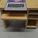 Dollhouse Miniature Laptop Computer and Office Table Doll House Simulation Notebook Accessories for Doll 1/6 1/12 Miniatures Pretend Play