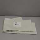 Roc-lon 54 Inch Budget Blackout Drapery Lining, White/Ecru 1 Yard
