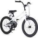 RoyalBaby Kids Bike EZ Freestyle Training Free Balance to Pedal Easy Learning Bicycle, 12-18 Inch for Toddlers to Big Kids (White)