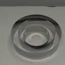 Large Round Cake Ring Set-4/6/8 Inch Biscuit Cutter Stainless Steel Circle Pancake Mold English Muffin Ring