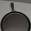 Lodge Round Seasoned Cast Iron Griddle 10.5 Inches - Round-Shaped, Pre-Seasoned Iron Griddle Pan - Non-Toxic, PFAS-Free Cookware - Compatible with Stovetop, Oven, Grill, or Campfire