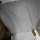 SMIROR 44x30 Matte White Bathroom Vanity Mirror for Over Sink
