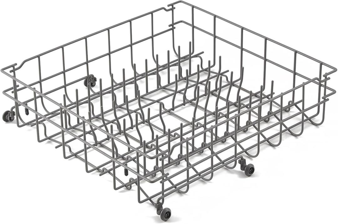 Upgraded 5304535380 Dishwasher Upper Rack Replacement for Frigidaire Kenmore Crosley Dishwasher Parts Upper Dishrack Assembly FBD2400KB12B FFBD2406NS9B Dishwasher Upper Shelf top Rack Drawer Wheels