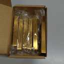 homdiy 6 Pack 3 Inch Gold Handles for Cabinets Kitchen Cabinet Handles Brushed Brass Cabinet Pulls Gold Hardware for Cabinets Stainless Steel Modern Hardware