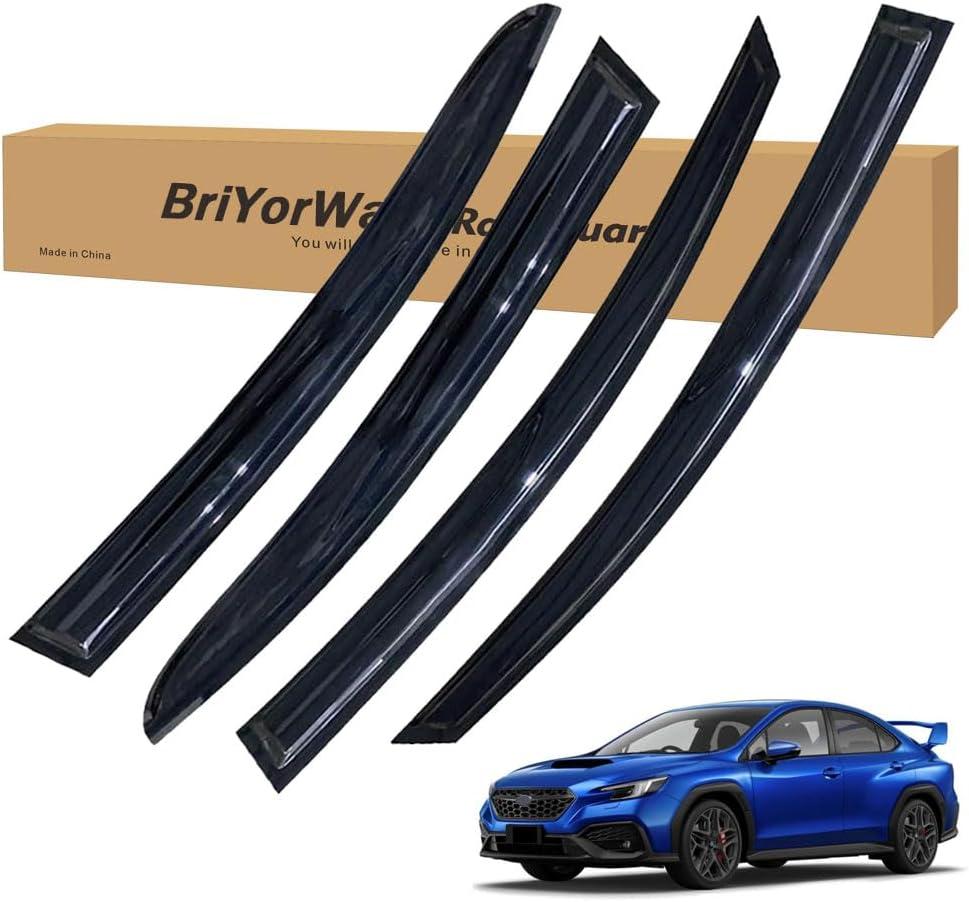Vent Shades Rain Guards for Subaru WRX 2015 2016 2017 2018 2019 2020 2021 Accessories, for Subaru WRX Window Deflectors Window Visors
