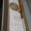 Gold Chandelier Light Fixture, 56" Round Dining Room Chandelier Over Table 20 Light Geometric Modern Chandeliers Mid-Century Hanging Light Fixture for Foyer Living Room Master Bedroom, G9