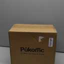 Pukomc Ice Cream Maker Machine for Home Use, with Two Ice Cream Bowls,Simple Operation and Easy to Clean,White Green