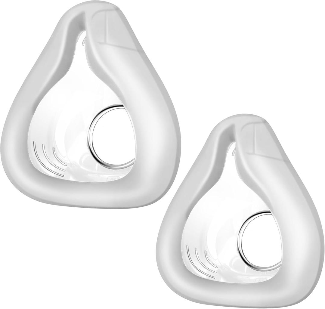 2 Packs Replacement Cushion for AirFit F20, Reliable Seal & Softer Fit, Compatible with Original Frame, Accessories Replacement Supplies (Medium)
